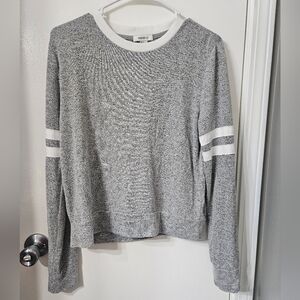 Forever 21 Gray Women's Junior Lightweight Long Sleeve Shirt Size Small